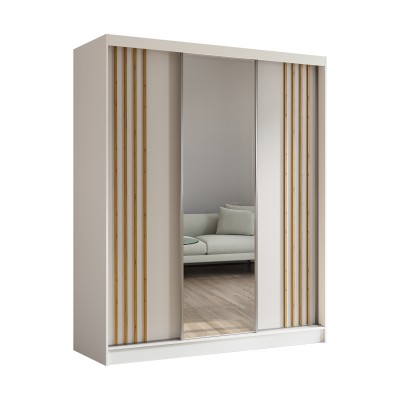 Szafa Przesuwna NELVIA 180 cm z Lustrem Masseno