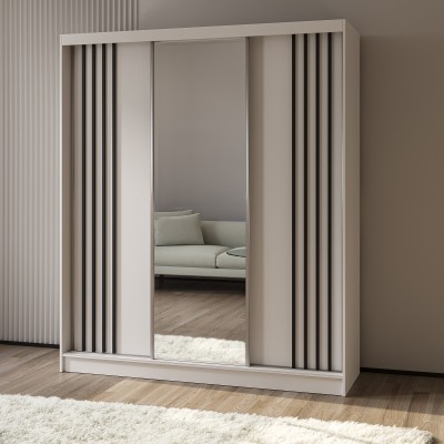 Szafa Przesuwna NELVIA 180 cm z Lustrem Masseno