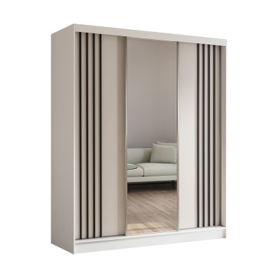 Szafa Przesuwna NELVIA 180 cm z Lustrem Masseno