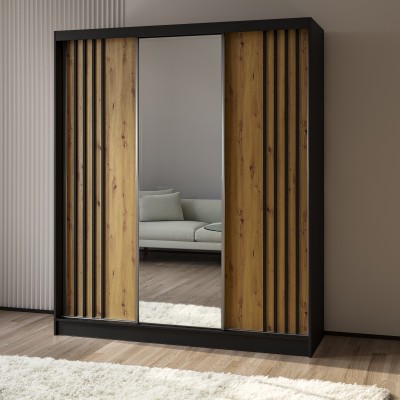 Szafa Przesuwna NELVIA 180 cm z Lustrem Masseno