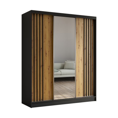 Szafa Przesuwna NELVIA 180 cm z Lustrem Masseno