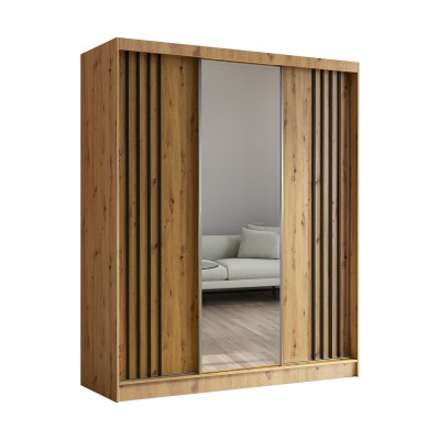 Szafa Przesuwna NELVIA 180 cm z Lustrem Masseno