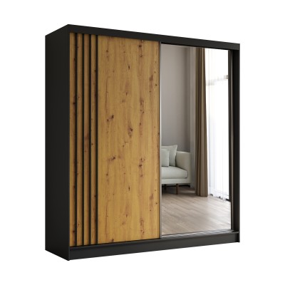 Szafa Przesuwna NELVIA 200 cm z Lustrem Masseno