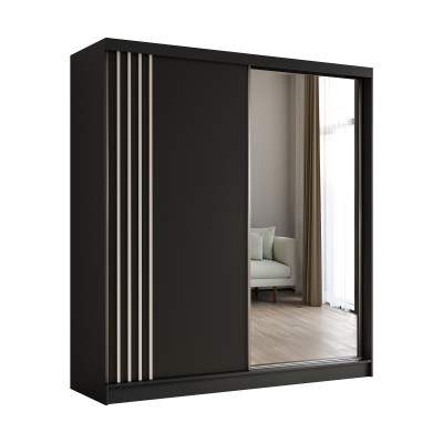 Szafa Przesuwna NELVIA 200 cm z Lustrem Masseno