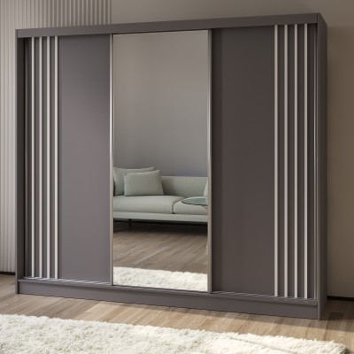 Szafa Przesuwna NELVIA 240 cm z Lustrem Masseno