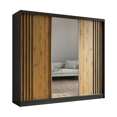 Szafa Przesuwna NELVIA 240 cm z Lustrem Masseno