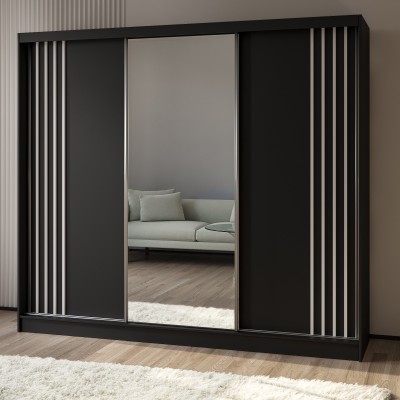 Szafa Przesuwna NELVIA 240 cm z Lustrem Masseno