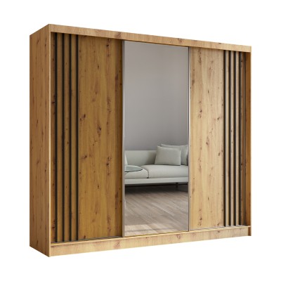 Szafa Przesuwna NELVIA 240 cm z Lustrem Masseno