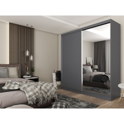 Szafa Przesuwna PATRIZIA 200 cm z Lustrem Masseno