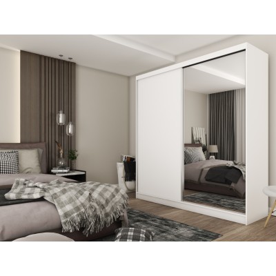 Szafa Przesuwna PATRIZIA 200 cm z Lustrem Masseno