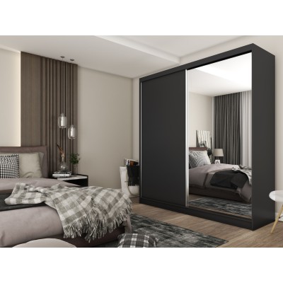 Szafa Przesuwna PATRIZIA 200 cm z Lustrem Masseno