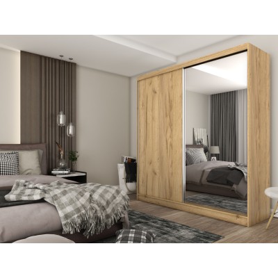 Szafa Przesuwna PATRIZIA 200 cm z Lustrem Masseno