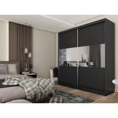 Szafa Przesuwna ROSALIA 200 cm z Lustrem Masseno