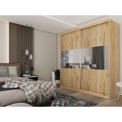 Szafa Przesuwna ROSALIA 200 cm z Lustrem Masseno