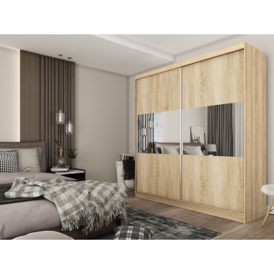 Szafa Przesuwna ROSALIA 200 cm z Lustrem Masseno