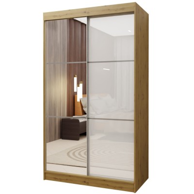 Szafa Przesuwna VITALE 120 cm z Lustrem Masseno