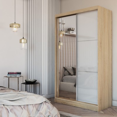 Szafa Przesuwna VITALE 120 cm z Lustrem Masseno