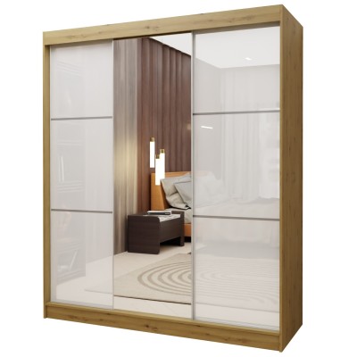 Szafa Przesuwna VITALE 180 cm z Lustrem Masseno