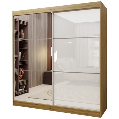 Szafa Przesuwna VITALE 200 cm z Lustrem Masseno