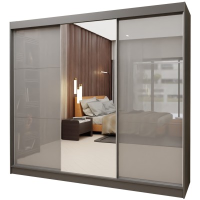 Szafa Przesuwna VITALE 240 cm z Lustrem Masseno