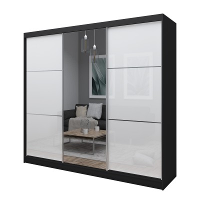 Szafa Przesuwna VITALE 240 cm z Lustrem Masseno