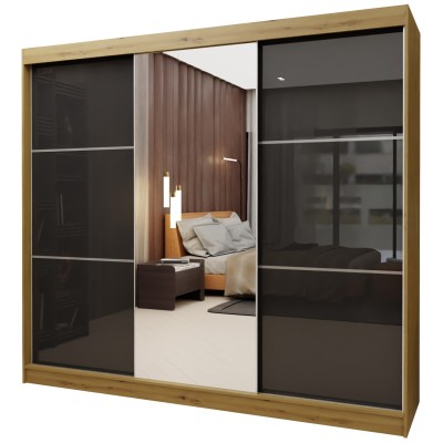 Szafa Przesuwna VITALE 240 cm z Lustrem Masseno