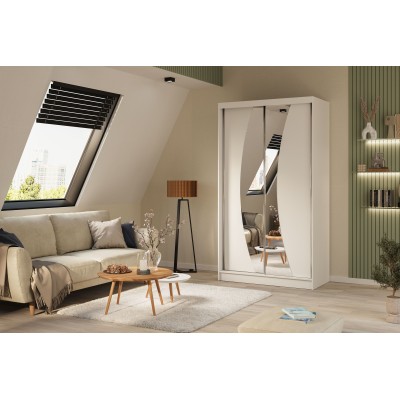 Szafa Przesuwna VOCE 120 cm z Lustrem Masseno