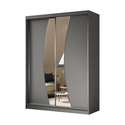 Szafa Przesuwna VOCE 160 cm z Lustrem Masseno