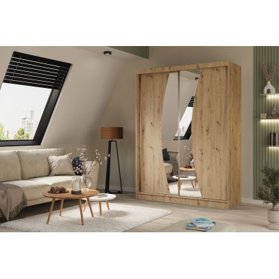 Szafa Przesuwna VOCE 160 cm z Lustrem Masseno