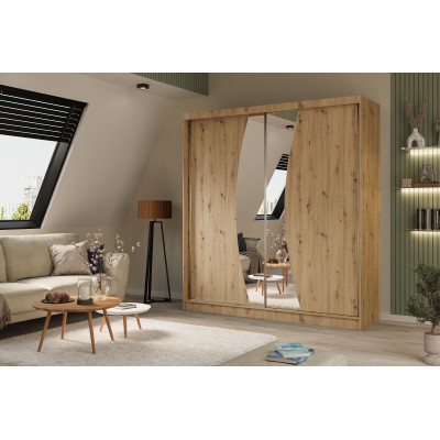 Szafa Przesuwna VOCE 200 cm z Lustrem Masseno