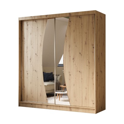 Szafa Przesuwna VOCE 200 cm z Lustrem Masseno