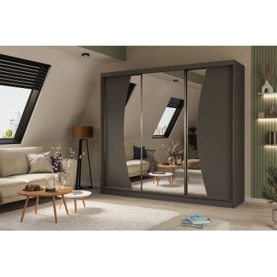 Szafa Przesuwna VOCE 240 cm z Lustrem Masseno