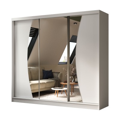 Szafa Przesuwna VOCE 240 cm z Lustrem Masseno