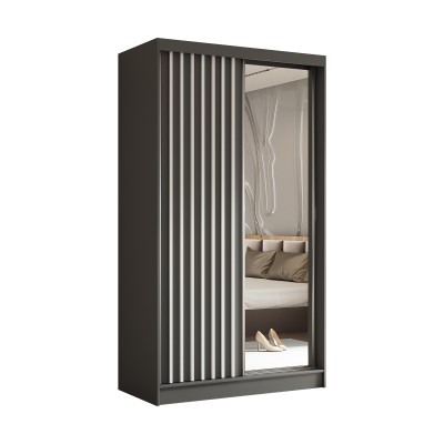 Szafa Przesuwna LAMELLO 120 cm z Lustrem Masseno