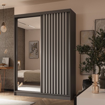 Szafa Przesuwna LAMELLO 150 cm z Lustrem Masseno