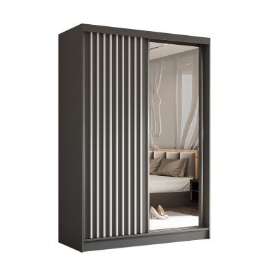 Szafa Przesuwna LAMELLO 150 cm z Lustrem Masseno