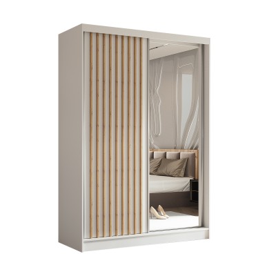 Szafa Przesuwna LAMELLO 150 cm z Lustrem Masseno