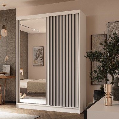 Szafa Przesuwna LAMELLO 150 cm z Lustrem Masseno