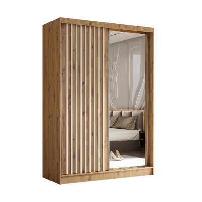 Szafa Przesuwna LAMELLO 150 cm z Lustrem Masseno