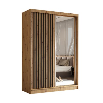 Szafa Przesuwna LAMELLO 150 cm z Lustrem Masseno