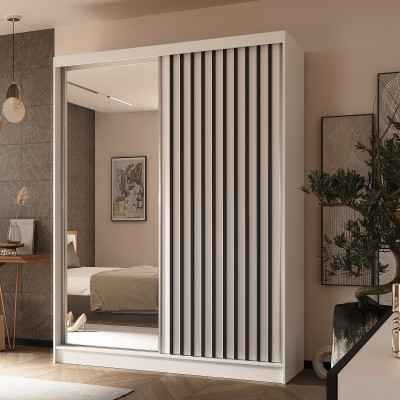 Szafa Przesuwna LAMELLO 160 cm z Lustrem Masseno