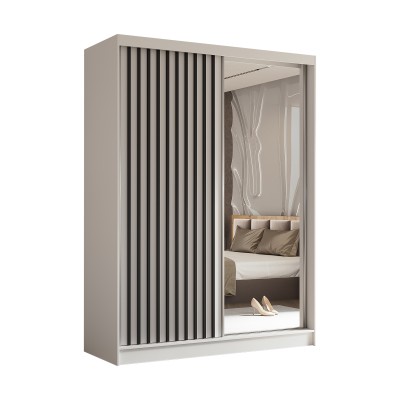 Szafa Przesuwna LAMELLO 160 cm z Lustrem Masseno