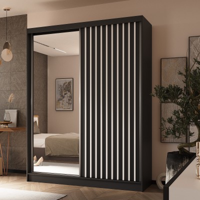 Szafa Przesuwna LAMELLO 160 cm z Lustrem Masseno