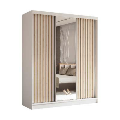 Szafa Przesuwna LAMELLO 180 cm z Lustrem Masseno