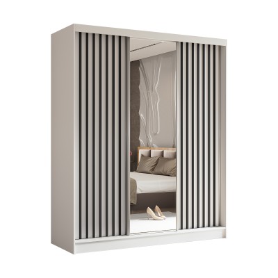 Szafa Przesuwna LAMELLO 180 cm z Lustrem Masseno