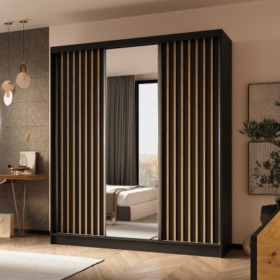 Szafa Przesuwna LAMELLO 180 cm z Lustrem Masseno