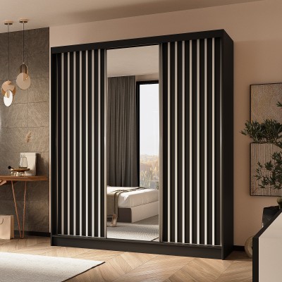 Szafa Przesuwna LAMELLO 180 cm z Lustrem Masseno