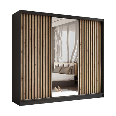 Szafa Przesuwna LAMELLO 240 cm z Lustrem Masseno