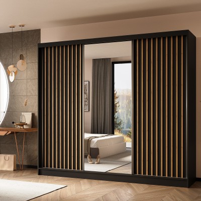 Szafa Przesuwna LAMELLO 240 cm z Lustrem Masseno