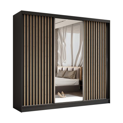 Szafa Przesuwna LAMELLO 240 cm z Lustrem Masseno